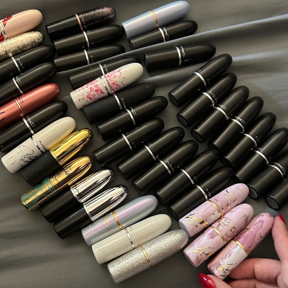 MAC Cosmetics lipstick LOT - rare collectors NEW 40 lipsticks as pictured
